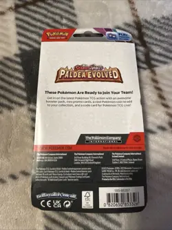 Big Lot 🔥 Pokemon TCG 10x Paldea Evolved Sleeved Booster Packs 4x Blister Packs - Image 5