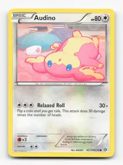 Pokemon TCG - Audino RC17/RC25 LP Holo Legendary Treasures: Radiant Collection - Image 1