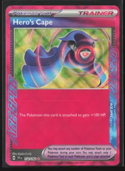 Hero's Cape 152/162 ACE SPEC Rare Temporal Forces Pokemon Near Mint - Image 1