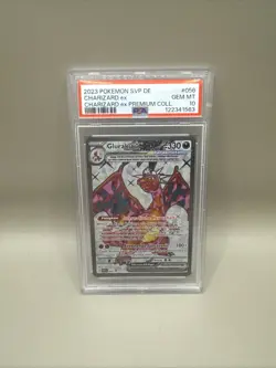 Pokemon (PSA 10) Glurak Ex 056 SVP Promo Deutsch Charizard Premium vgl. BGS CGC - Image 1