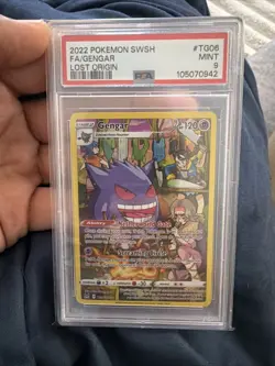 2022 Pokemon Sword and Shield Lost Origin Gengar Trainer Gallery PSA 9 #TG06 - Image 1