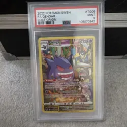 2022 Pokemon Sword and Shield Lost Origin Gengar Trainer Gallery PSA 9 #TG06 - Image 3