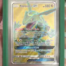 Rayquaza GX Full Art 160/168 Celestial Storm Ultra Rare Holo PSA 10 Pokemon TCG - Image 3