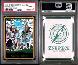 2026 ONE PIECE OP14-EB04-THE AZURE SEA'S SEVEN EGGHEAD-GOLD DON!! CARD PSA 10 - Image 3