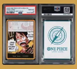 2026 ONE PIECE OP15 EB04 KAMI'S ISLAND LUFFY DON!! CARD AA GOLD PSA 10 - Image 1