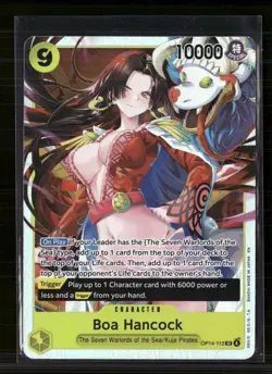 Bandai One Piece TCG Boa Hancock - OP14-112 The Azure Sea's Seven SR OP14-112 - Image 1