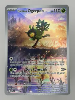 Teal Mask Ogerpon 123 Sv: Scarlet & Violet Promo Cards Holo - Image 1