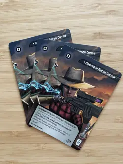 Netrunner 3x Promo Card Angelique Garza Correa - Image 1