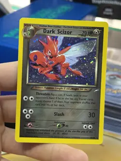 Dark Scizor 9/105 Neo Destiny 2000 Holo Rare WOTC Pokemon Card TCG - Image 3