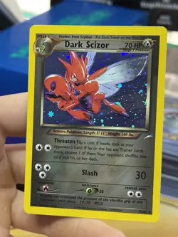 Dark Scizor 9/105 Neo Destiny 2000 Holo Rare WOTC Pokemon Card TCG - Image 4