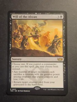 Will of the Abzan R Commander: Tarkir: Dragonstorm 0031 NM - Image 1