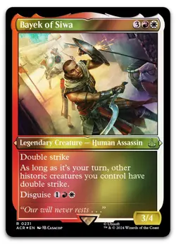 Bayek of Siwa (Foil Etched) #231 (NM) Assassin's Creed ACR Magic MTG - Image 1