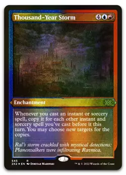Thousand-Year Storm (Foil Etched) #545 (NM) Double Masters 2022 2X2 Magic MTG - Image 1
