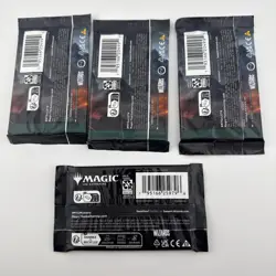 MTG Four Booster Pack Variety Lot - 3x Lord of the Ring Set + 1x Mystery Booster - Image 2