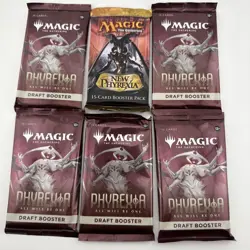 6-Pack MTG Phyrexia Booster Lot - 1x New Phyrexia 5x All Will Be One Draft Packs - Image 1
