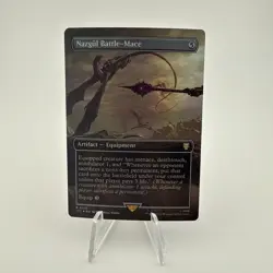 MTG Nazgul Battle-Mace (Borderless) Commander: the Lord of the Rings LP - Image 1