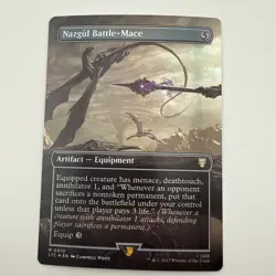 MTG Nazgul Battle-Mace (Borderless) Commander: the Lord of the Rings LP - Image 4