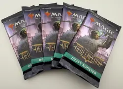 5x MTG Magic the Gathering Streets of New Capenna Draft Booster Packs - Image 1