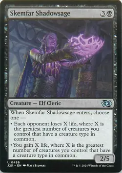 Skemfar Shadowsage - U489 - MTG - Foundations Jumpstart (J25) - Image 1