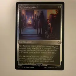 Reconnaissance Enchantment Etched Foil Uncommon Assassin's Creed White 179 MTG - Image 1