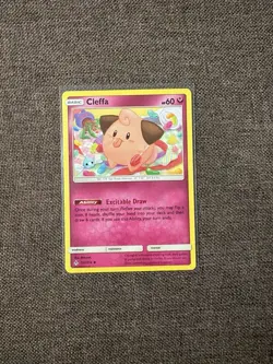 Pokemon Cleffa Uncommon Regular Unbroken Bonds 131/214 Fairy Basic HP 60 - Image 1