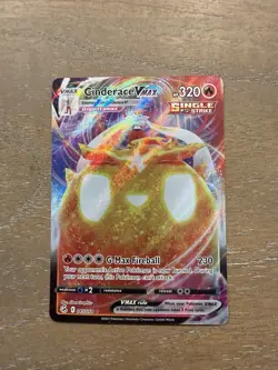 Pokemon TCG Cinderace VMAX Single Strike Holo Ultra Rare 045/264 320 HP - Image 1