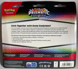 Pokemon TCG Scarlet Violet-Prismatic Evolutions Sylveon Tech Sticker Collection - Image 2