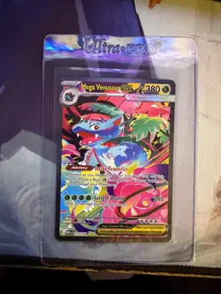 Pokemon Mega Venusaur EX 177/132 Me01: Mega Evolution Full Art Holo 380 HP - Image 1