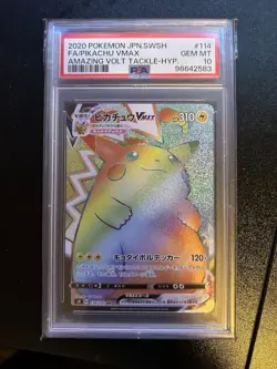 PSA 10 - Pikachu VMAX 114/100 s4 Amazing Volt Tackle - Pokemon - Image 1