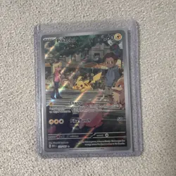Pokemon Pikachu Illustration Rare Full Art Holo Scarlet & Violet 151 173/165 60… - Image 1