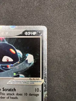 Sneasel ex 103/109 SWIRL Ultra Rare - Pokemon Ruby and Sapphire Vintage LP - Image 3