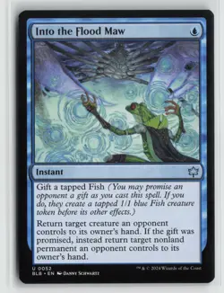 Into the Flood Maw 0052 Bloomburrow BLB MTG Magic - Image 1