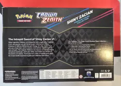 Pokemon Crown Zenith Shiny Zacian Premium Figure Collection Sealed - Image 2
