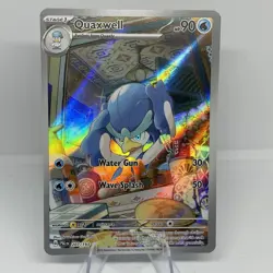 Pokemon Quaxwell #207/193 Illustration Rare Paldea Evolved Near Mint - Image 1