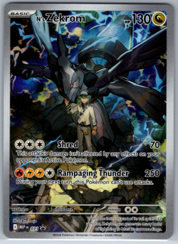 Pokemon N's Zekrom Mega Evolution Black Star Promo MEP031 - Image 5
