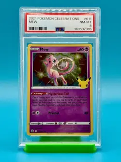 PSA 8 - 2021 Pokemon Celebrations Mew #11 - Image 1