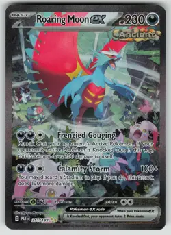Pokemon Roaring Moon ex Special Illustration Rare SV04: Paradox Rift 251/182 NM - Image 1