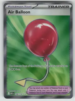Pokemon Air Balloon Ultra Rare ME01: Mega Evolution 166/132 NM - Image 1