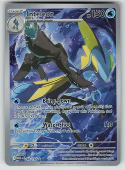 Pokemon Inteleon Illustration Rare ME01: Mega Evolution 142/132 NM - Image 1