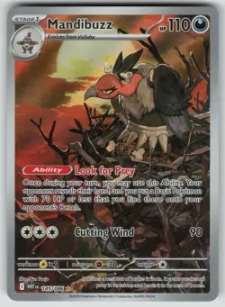 Pokemon Mandibuzz Illustration Rare SV: White Flare 145/086 NM - Image 1