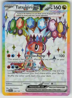 Pokemon Tatsugiri ex - Ultra Rare Holo SV08: Surging Sparks 226/191 NM - Image 1