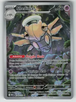 Pokemon Shedinja Illustration Rare ME01: Mega Evolution 144/132 NM - Image 1