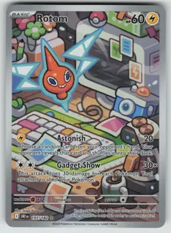 Pokemon Rotom Illustration Rare SV10: Destined Rivals 197/182 NM - Image 1