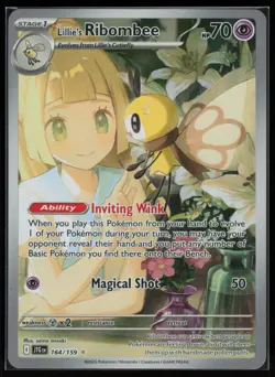 Pokemon SV09: Journey Together #164/159 Lillie's Ribombee Near Mint or Better - Image 1