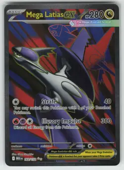 Pokemon Mega Latias ex Ultra Rare ME01: Mega Evolution 163/132 NM - Image 1