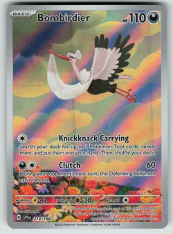 Pokemon Bombirdier Illustration Rare SV01: Scarlet & Violet Base Set 219/198 NM - Image 1