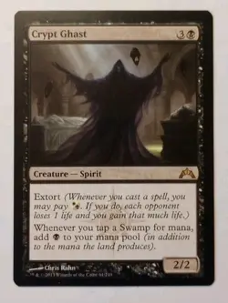 MTG - Crypt Ghast - Gatecrash 61/249 - Regular Rare - Swamps make an extra B - Image 1