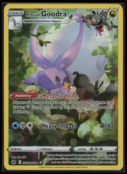 Pokemon Crown Zenith: Galarian Gallery #GG21/GG70 Hisuian Goodra Near Mint - Image 1