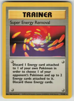Pokemon Base Set #079/102 Super Energy Removal Lightly played - Image 1
