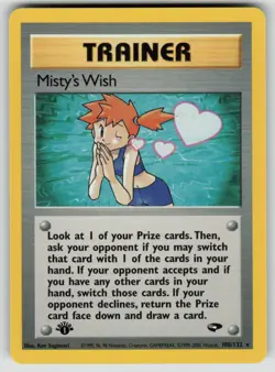 Pokemon 1st Ed Misty's Wish Rare Gym Challenge 108/132 LP - Image 1